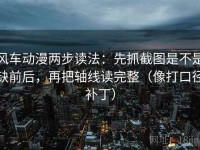 风车动漫两步读法：先抓截图是不是缺前后，再把轴线读完整（像打口径补丁）