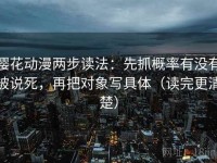 樱花动漫两步读法：先抓概率有没有被说死，再把对象写具体（读完更清楚）